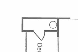 Two bedroom floor plan